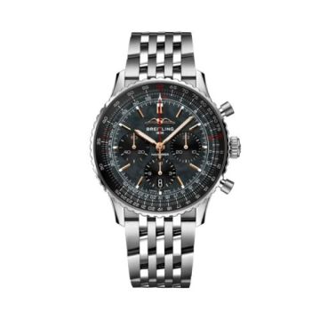 Breitling Navitimer B01 Chronograph 43 Stainless Steel / Black MOP / Japan / Bracelet