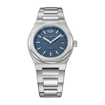 Girard-Perregaux Laureato 34 Quartz Stainless Steel / Diamond / Blue