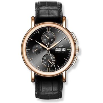 IWC Schaffhausen Portofino Chronograph Rose Gold / Black