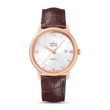 Omega De Ville Prestige Co-Axial 39.5 Red Gold / Silver