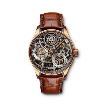 IWC Schaffhausen Portugieser Tourbillon Mystere Squelette Platinum