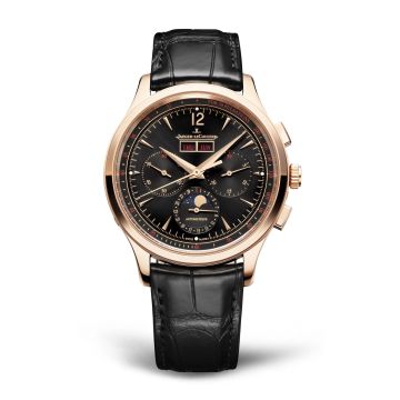 Jaeger-LeCoultre Master Control Chronograph Calendar Pink Gold / Black / Alligator