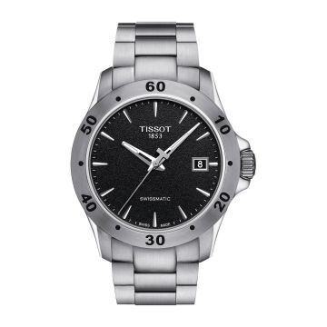 Tissot V8 Swissmatic 42.5 Stainless Steel / Silver / Bracelet