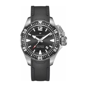 Hamilton Frogman Auto 42 Stainless Steel / Black Rubber