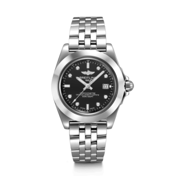 Breitling Galactic 32 Sleek Edition Stainless Steel / Trophy Black Diamond / Bracelet