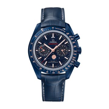 Omega Speedmaster Moonphase Chronograph Master Chronometer Blue Side of the Moon Aventurine