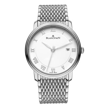 Blancpain Villeret Ultraplate Automatique 40mm Stainless Steel / White / Bracelet