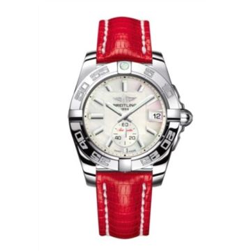 Breitling Galactic 36 Automatic Stainless Steel / Pearl / Teju