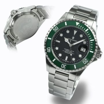 Steinhart Ocean One GREEN Ceramic Diver Watch