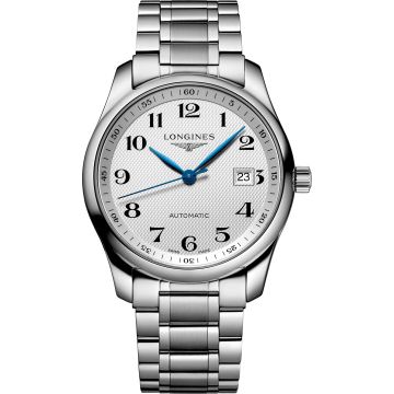 Longines Master Collection 40 Date Stainless Steel / Silver-Arabic / Bracelet