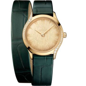 Omega Mini Trésor Quartz 26 Moonshine Gold - Diamond / Moonshine Gold / Double Tour
