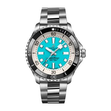 Breitling SuperOcean Automatic 44 Stainless Steel / Turquoise / Bracelet