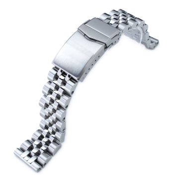 Angus-J Louis 20mm Stainless Steel Straight End Bracelet - 6mm