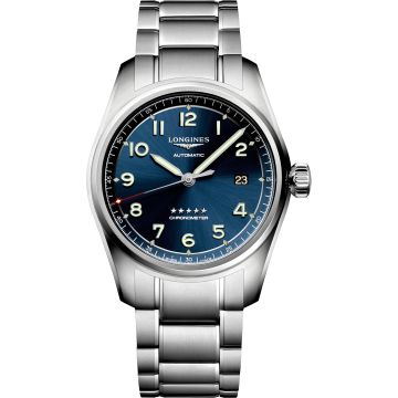Longines Spirit Automatic 40 Blue / Bracelet