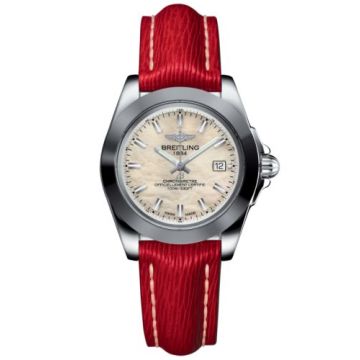 Breitling Galactic 32 Sleek Edition Stainless Steel / Pearl / Sahara