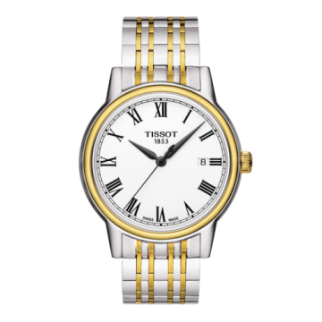 Tissot Carson Quartz 40 Stainless Steel / Yellow Gold PVD / White / Bracelet