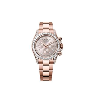 Rolex Cosmograph Daytona Everose Gold - Baguette / Sundust - Baguette / Oyster