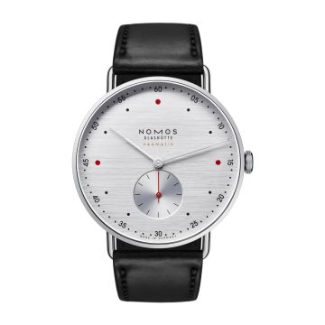 Nomos Glashütte Metro Neomatik 39 Silvercut