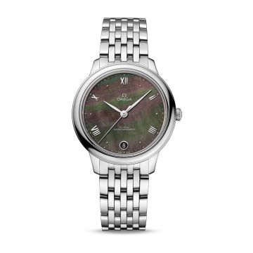 Omega De Ville Master Chronometer 34 Stainless Steel / Brown MOP / Bracelet