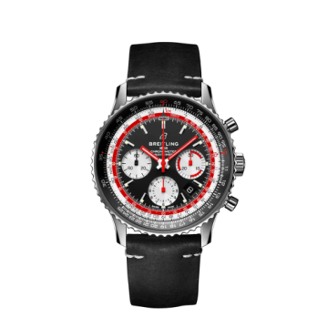 Breitling Navitimer 1 B01 Chronograph 43 Stainless Steel / Airline Editions SwissAir / Calf / Folding