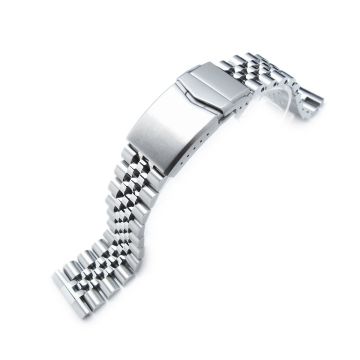 Super-J Louis Stainless Steel Straight End Bracelet - 14mm