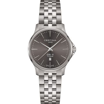 Certina DS-8 Lady Quartz Titanium / Grey / Bracelet