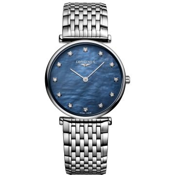 Longines La Grande Classique Quartz 29 Stainless Steel / Blue MOP / Bracelet