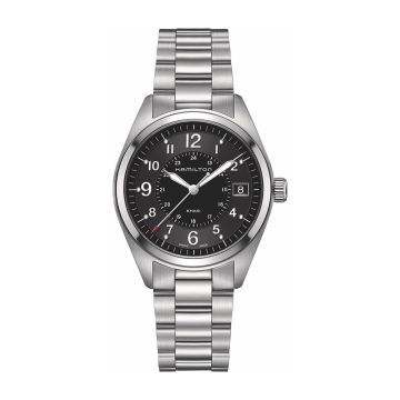 Hamilton Khaki Field Quartz Steel / Black / Bracelet