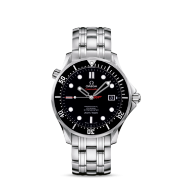 Omega Seamaster Diver 300M Co-Axial 41 Stainless Steel / Black / Bracelet / James Bond Quantum of Solace