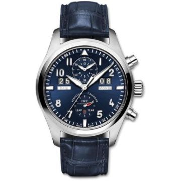 IWC Schaffhausen Pilot's Watch Spitfire Perpetual Calendar Digital Date-Month Laureus Charity Night Zürich 2012