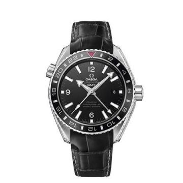 Omega Seamaster Planet Ocean 600M Co-Axial 43.5 GMT Platinum / Diamond / Oman