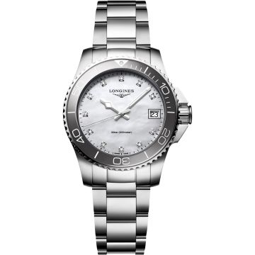 Longines HydroConquest 32 Quartz Stainless Steel / MOP / Bracelet