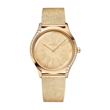 Omega De Ville Trésor 36 Moonshine Gold / Moonshine Silk / Mesh