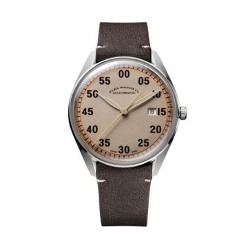 Elka Watch Co. X-Series Stainless Steel / Beige / Leather