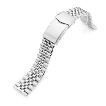 Super-JUB II 18mm 19mm 20mm Stainless Steel Straight End Bracelet - 18mm