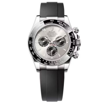 Rolex Cosmograph Daytona White Gold - Cerachrom / Steel - Black / Oysterflex