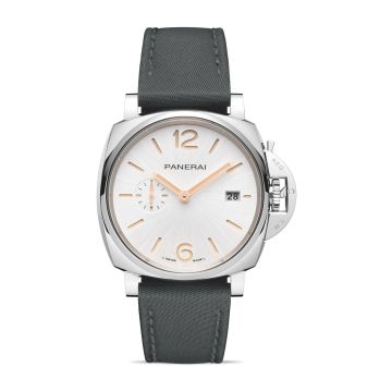 Panerai Luminor Due 42 Automatic Stainless Steel / White / Prada Re-Nylon
