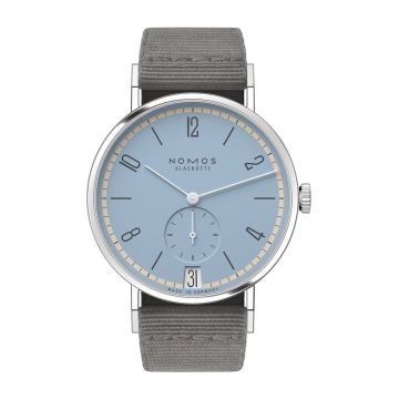 Nomos Glashütte Tangente 38 Datum Frostblau