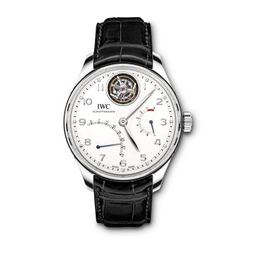 IWC Schaffhausen Portugieser Tourbillon Mystère Rétrograde Platinum / Silver