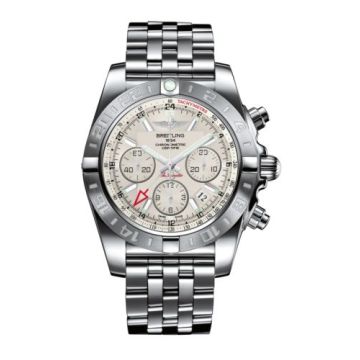 Breitling Chronomat 44 GMT Stainless Steel / Sierra Silver / Bracelet