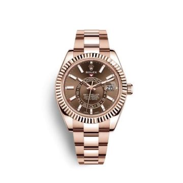 Rolex Sky-Dweller Everose / Chocolate