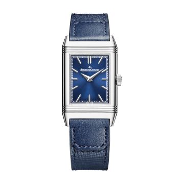 Jaeger-LeCoultre Reverso Tribute Monoface Midsize Stainless Steel / Blue