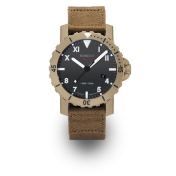 Kobold Soarway Diver Safari Stainless Steel / DLC / Black