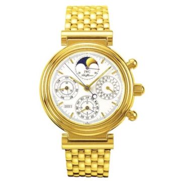 IWC Schaffhausen Da Vinci Perpetual Yellow Gold / White / English / Bracelet