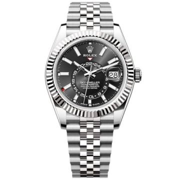 Rolex Sky-Dweller Stainless Steel - White Gold / Black / Jubilee