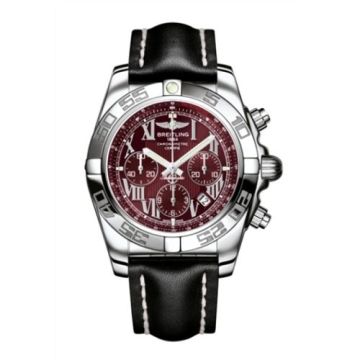 Breitling Chronomat 44 Stainless Steel / Mirage Red / Calf