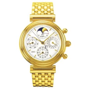IWC Schaffhausen Da Vinci Perpetual Yellow Gold / White / Italian / Bracelet