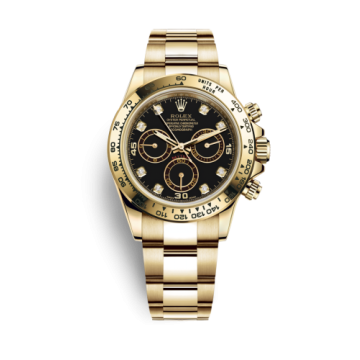 Rolex Cosmograph Daytona Yellow Gold / Black Diamond