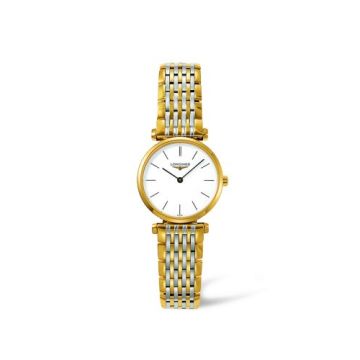 Longines La Grande Classique Quartz 24 Two Tone Yellow White Stick