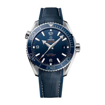 Omega Seamaster Planet Ocean 600M Co-Axial 43.5 Master Chronometer Stainless Steel / Blue / Alligator